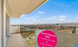 Special Opening Offer: 2 Monate mietzinsfrei & € 250,- Möbelgutschein!