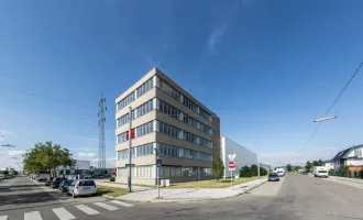 ~1.500 m² Lagerhalle (9 Meter hoch, keine Mittelstützen) + ~ 65m² Büro in 1230 Wien - Eitnergasse 17