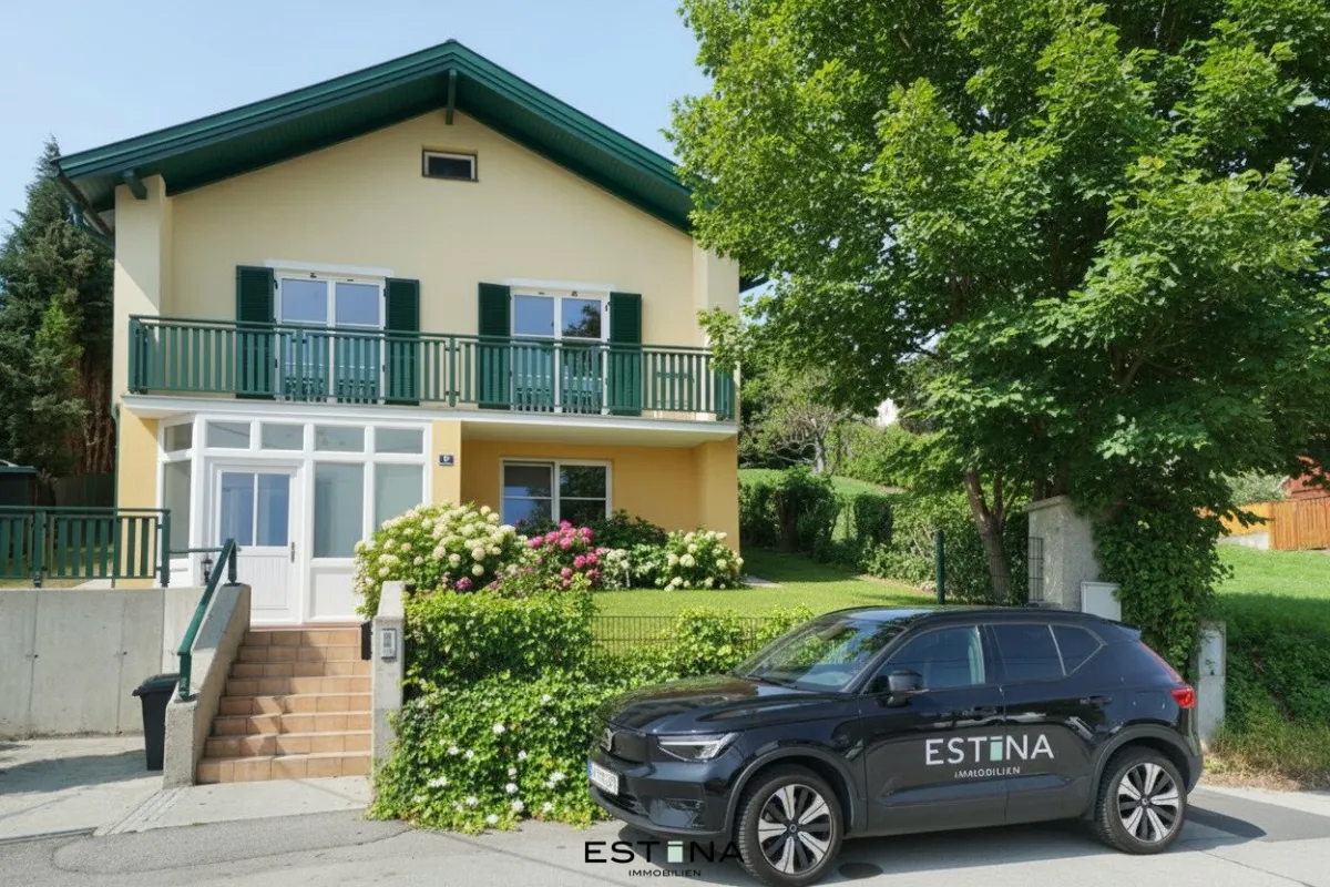 Gepflegtes Haus mit großem Garten, Panorama und Gartenhaus - Bild 1