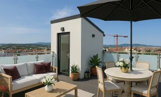 Traumhafte DG-Wohnung in 1140 Wien: 4 Zimmer, Balkon, Terrasse - Ihr neues Zuhause!