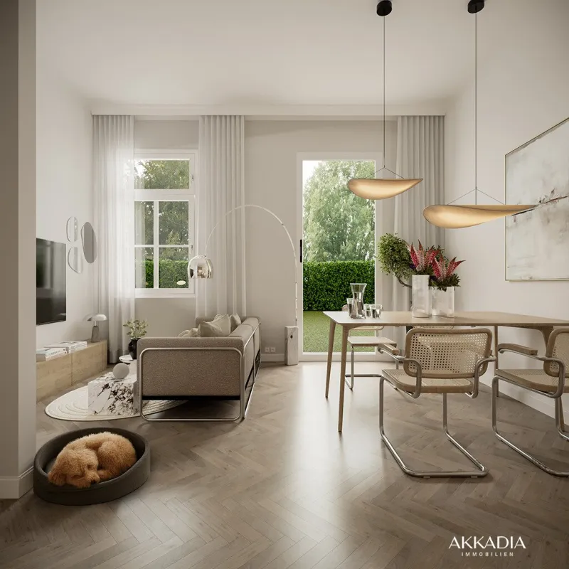 Kleinod mit Stadtgarten | Hochparterre – Gartenwohnung mit Terrasse - Bild 1