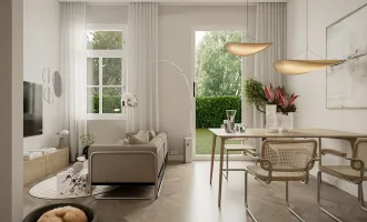 Kleinod mit Stadtgarten | Hochparterre – Gartenwohnung mit Terrasse