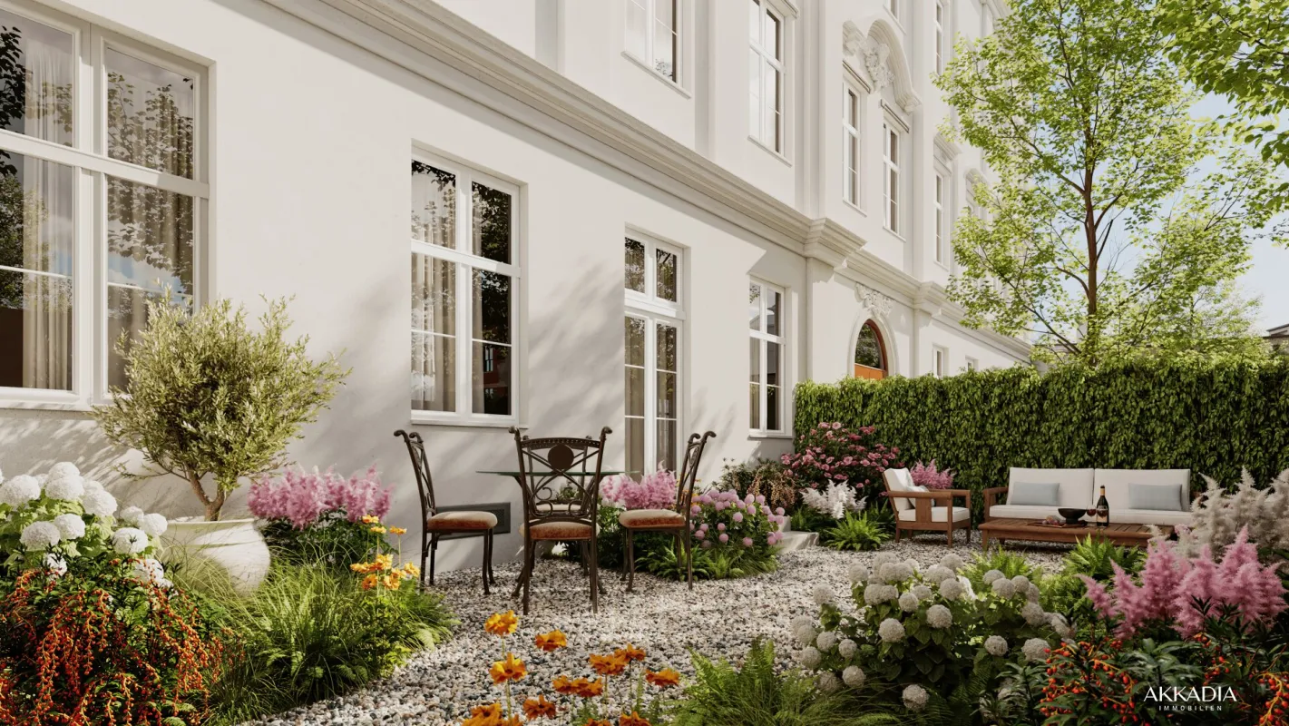 Kleinod mit Stadtgarten | Gartenwohnung im charmanten Biedermeierensemble - Bild 1