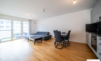 Traumhaftes Wohnen mit Sonnenbalkon in ruhiger Lage am Liesingbach! Tiefgarage und moderne Teilmöblierung inklusive!