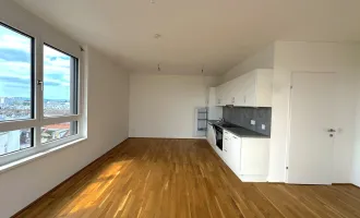 Wunderbare 2-Zimmer Wohnung mit traumhafter Dachterrasse und Blick ins Grüne im Herzen von Donaustadt