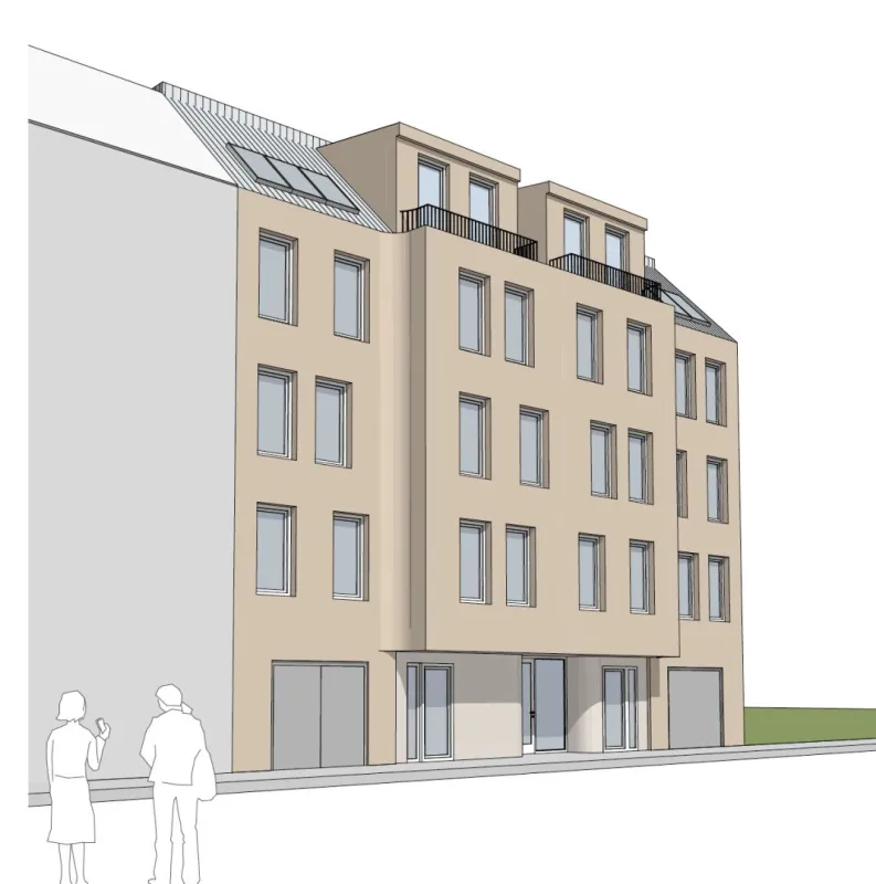 Neubau Zinshaus in Stadlau bei U-Bahn U2 - Bild 1