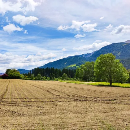 Großes Baugrundstück mit Grünblick in Berg im Drautal. - Zwei Parzellen, teilbar und Doppelhaus möglich. - Bild 2