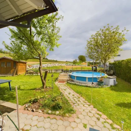 WACHAU Nähe Stift Göttweig - Eggendorf bei Paudorf - Einfamilienhaus mit Garten, Terrasse und Gewerbeflächen - Bild 2