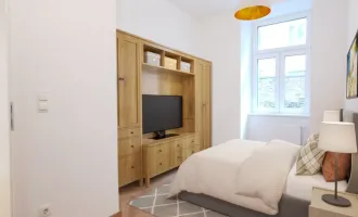 Neu - Frisch saniert am 2.Stock! Ein MUST HAVE! Absolute Hof-Ruhelage mit Blick ins Grüne! Traumaft schönes Altbauhaus + Bestlage in 1030 Wien! Klassische Altbauwohnung!