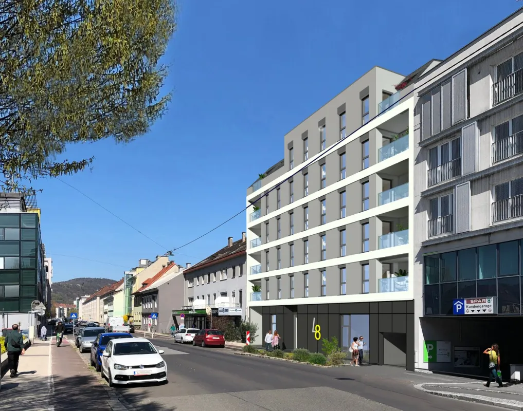 ETW in LInz/Urfahr mit Loggia (wohnbaugefördert) - Bild 1