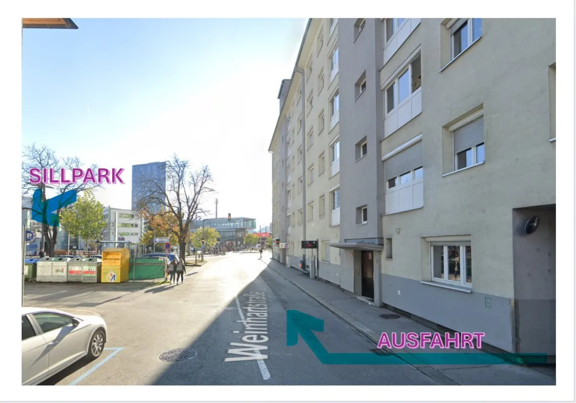 Parkplätze ab sofort nahe EKZ SILLPARK in Innsbruck zu vermieten! - Bild 1