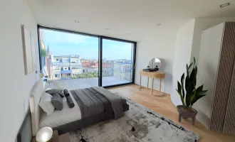 Stilvolle Maisonettewohnung mit Kamin und Dachterrassen im 4. Bezirk
