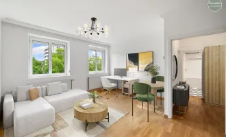 Helle 2-Zimmer-Wohnung mit Ausblick - Wohnen im exklusiven 19. Bezirk