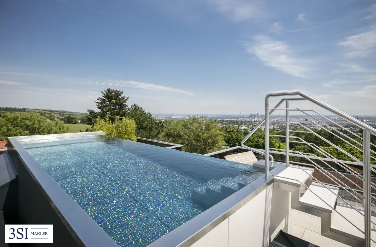 Luxus-Penthouse mit Pool und Wienblick in ruhiger Toplage - Bild 1