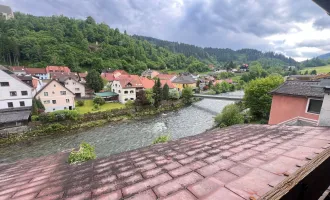 Altstadthaus Murau -nahe Brauerei- mit Blick auf die Mur