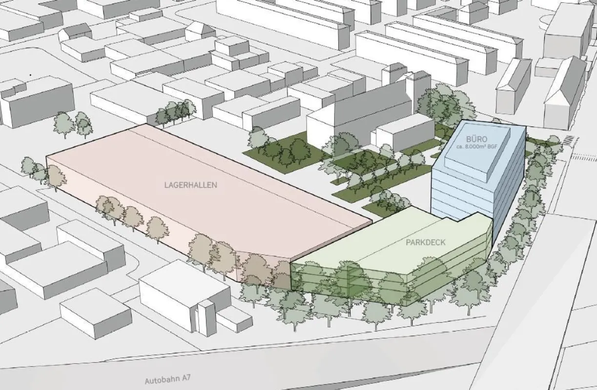 +++ LAGER - PRODUKTION - BÜRO +++ Entwicklungsprojekt Linz Zentrum - Bild 1