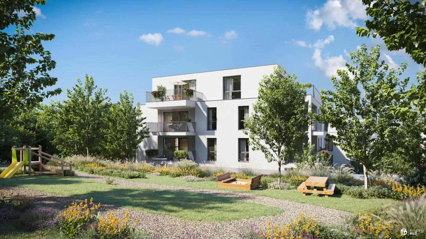 GARTENWOHNUNG + 3 Zimmer + TERRASSE + GRÜNBLICK + PROVISIONSFREI! - Bild 1