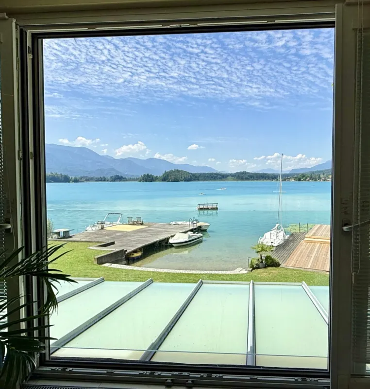 Rarität am Faaker See! Private Badewiese - direkter Seezugang! - Bild 1