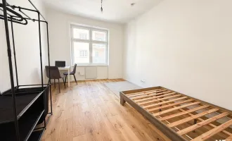 Lichtdurchflutet, ruhig & kernsaniert – charmante 1-Zimmer-Altbauwohnung nahe U4 | 2024 KERNSANIERT (neue Elektrik, Fenster,.. )