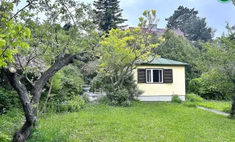 Grünes Refugium in Hietzing – 627 m² Gartengrund mit charmantem Wochenendhaus