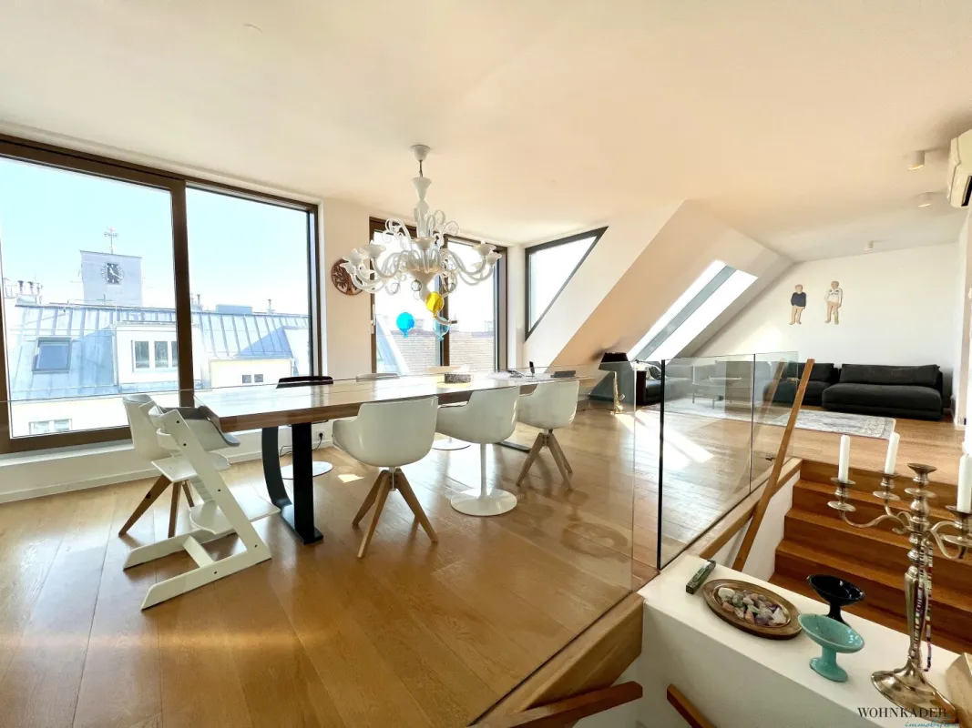 Penthouse der Superlative – Luxus, Design & spektakuläre Dachterrasse mit Sauna - Bild 1