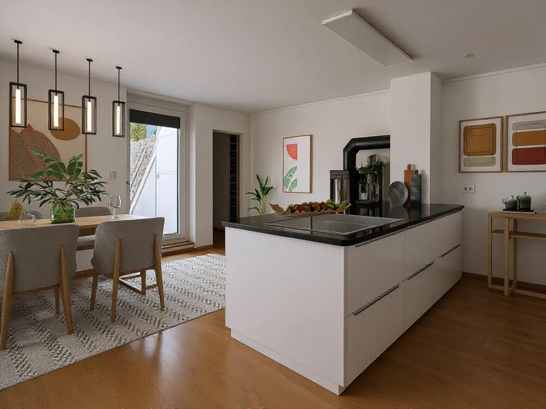 HETZENDORF: Klimatisierte 3 Zimmer-DG-Wohnung mit 2 Terrassen (ca. 56 m²) und Garagenplatz - Bild 1