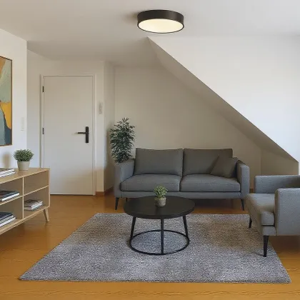 HETZENDORF: Klimatisierte 3 Zimmer-DG-Wohnung mit 2 Terrassen (ca. 56 m²) und Garagenplatz - Bild 2