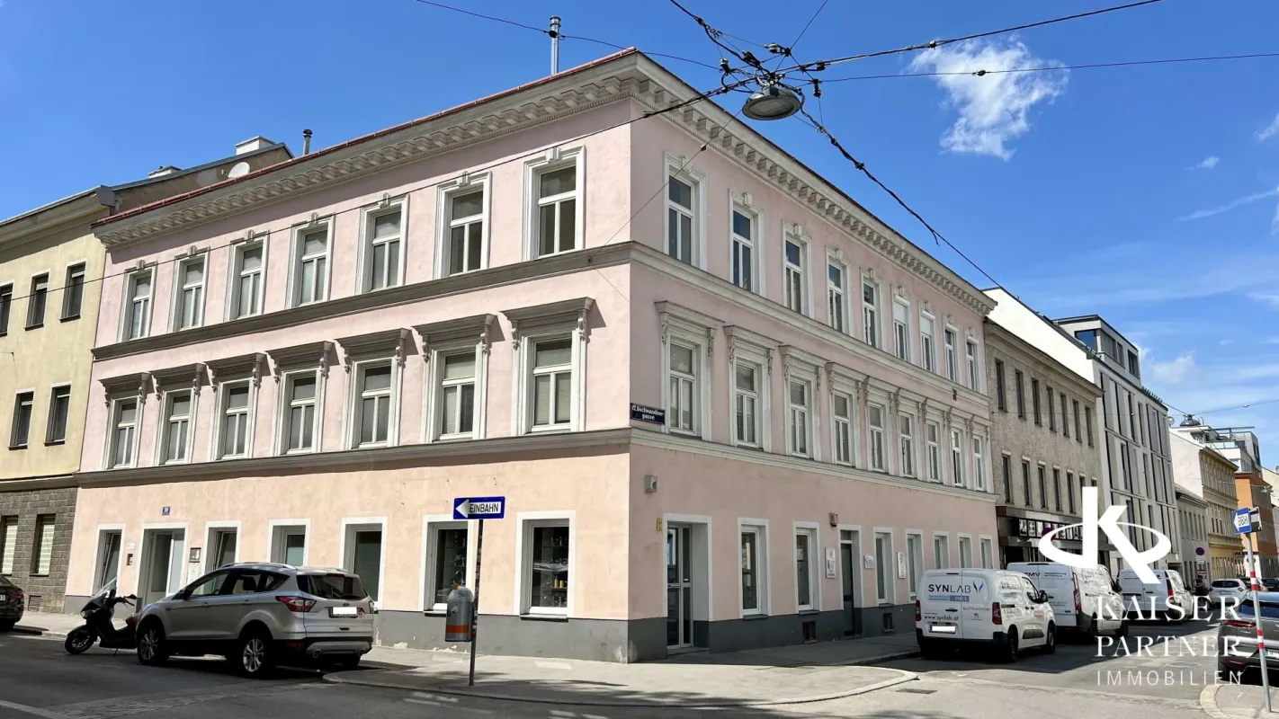 Eckzinshaus, Lobenhauerngasse/ Gschwandnergasse, Nähe Clemens Hofbauer Platz! - Bild 1