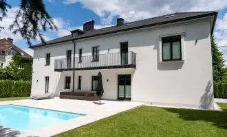 Auffallend elegant in Salzburg: luxuriöse Stadtvilla mit XL-Garten und Außenpool in angenehmer Wohnlage Riedenburg-Maxglan