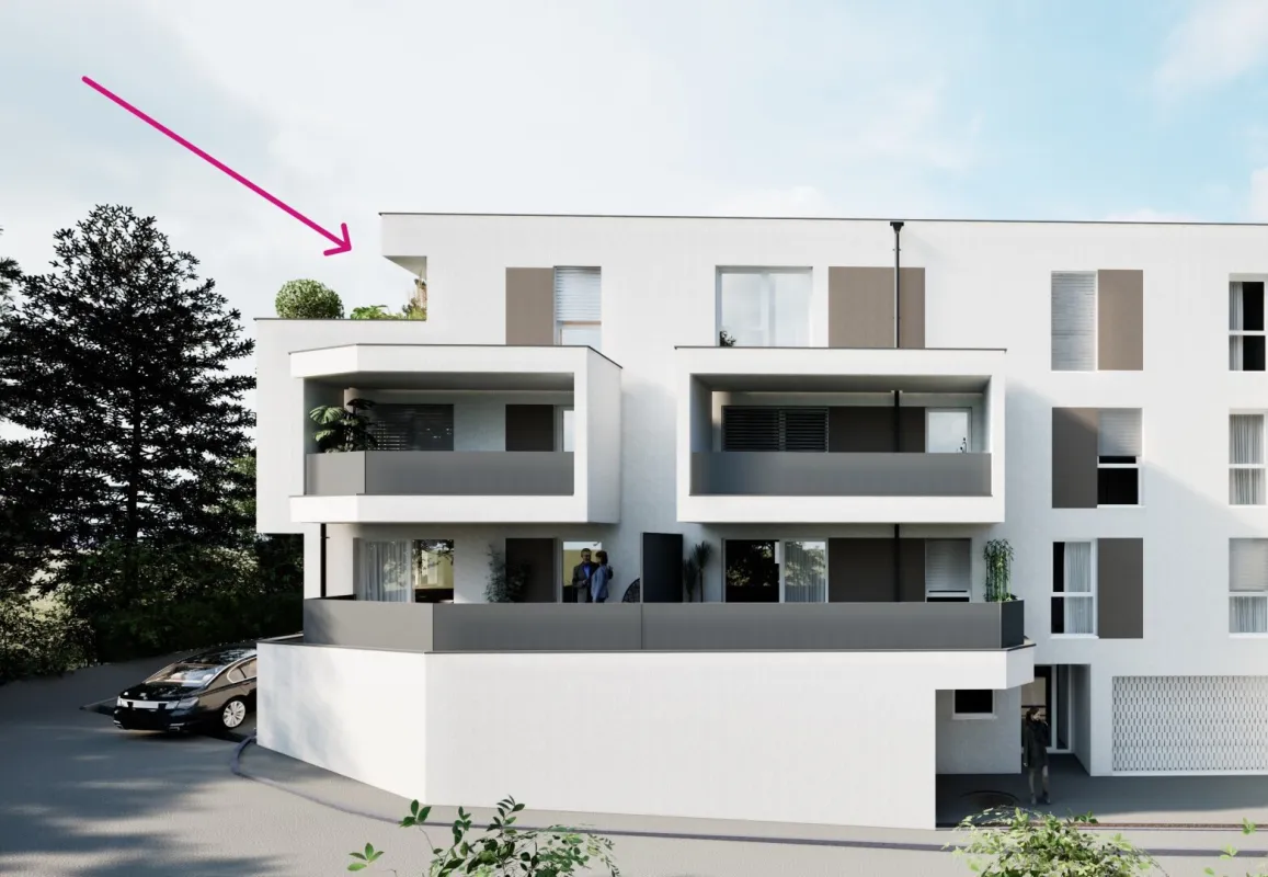 **Wohnhausanlage Bachgasse** Neubau II  - traumhafte Dachterrassenwohnung - Mitten in St. Florian - Bild 1