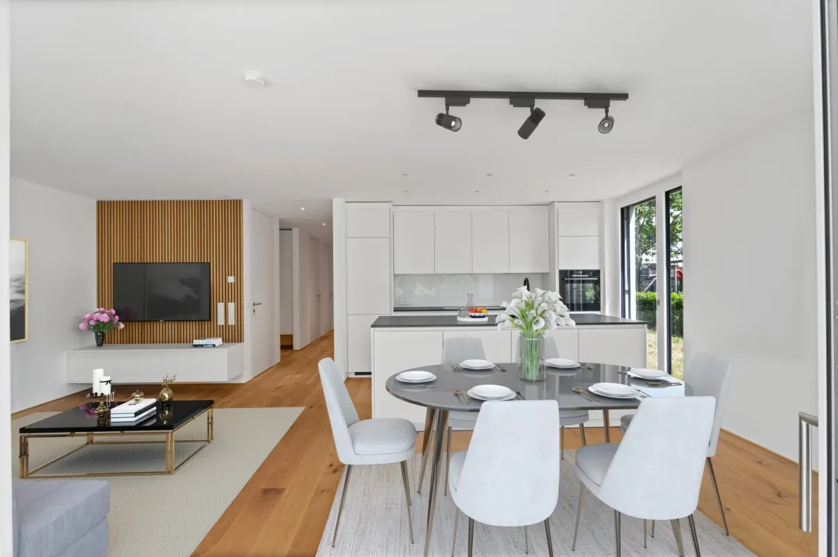 Exklusive 4-Zimmer Familienwohnung mit Garten und Terrasse in Hard - Bild 1