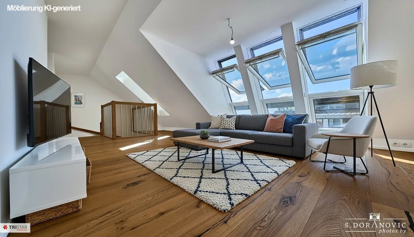 NEU! ++ NEUER KAUFPREIS! ++ 6 EXKLUSIVE DG-WOHNUNGEN MIT WIENBLICK ++ SOFORT BEZIEHBAR ++ EIGENTUM AM SIEBENBRUNNENPLATZ, 1050 WIEN ++ - Bild 1