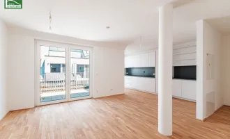 Erstbezug mit Terrasse und hochwertiger Küche nahe Kagraner Platz! Top Ausstattung und Klima-Vorbereitung!