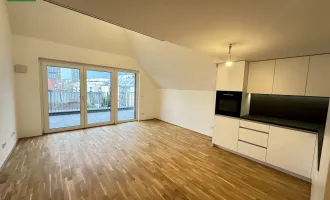 Erstbezugs-Maisonette nahe Kagraner Platz mit Galerie, Küche, großer Terrasse und top Ausstattung! Kahlenberg-Blick!