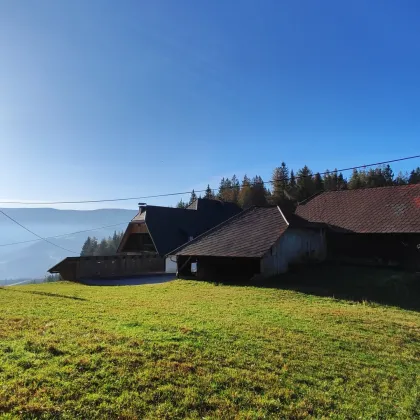 RÜCKZUGSORT AUF 1200 M SEEHÖHE- NATURIDYLLE MIT WEITBLICK UND VIEL PLATZ FÜR IHRE IDEEN! - Bild 2