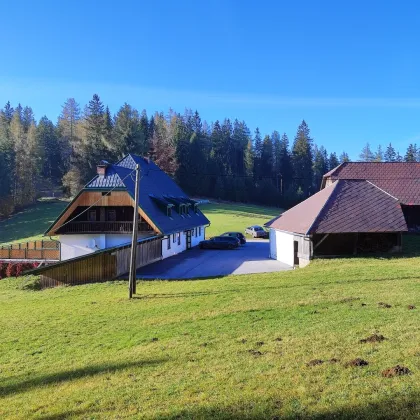RÜCKZUGSORT AUF 1200 M SEEHÖHE- NATURIDYLLE MIT WEITBLICK UND VIEL PLATZ FÜR IHRE IDEEN! - Bild 3