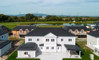 Hochwertiges niedrigenergie Doppelhaus mit Carport und Seezugang !