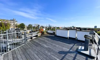 Skyview I Weite I Luxus: Großzügige und stilvolle 2-Zimmer-Maisonette mit Dachterrasse in Toplage nahe Stadtpark!