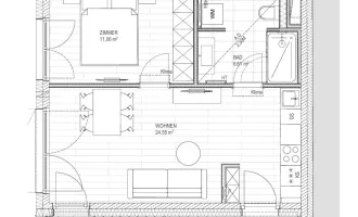 Erstbezug - Coole 2 Zimmer Wohnung mit außergewöhnlicher Dachterrasse
