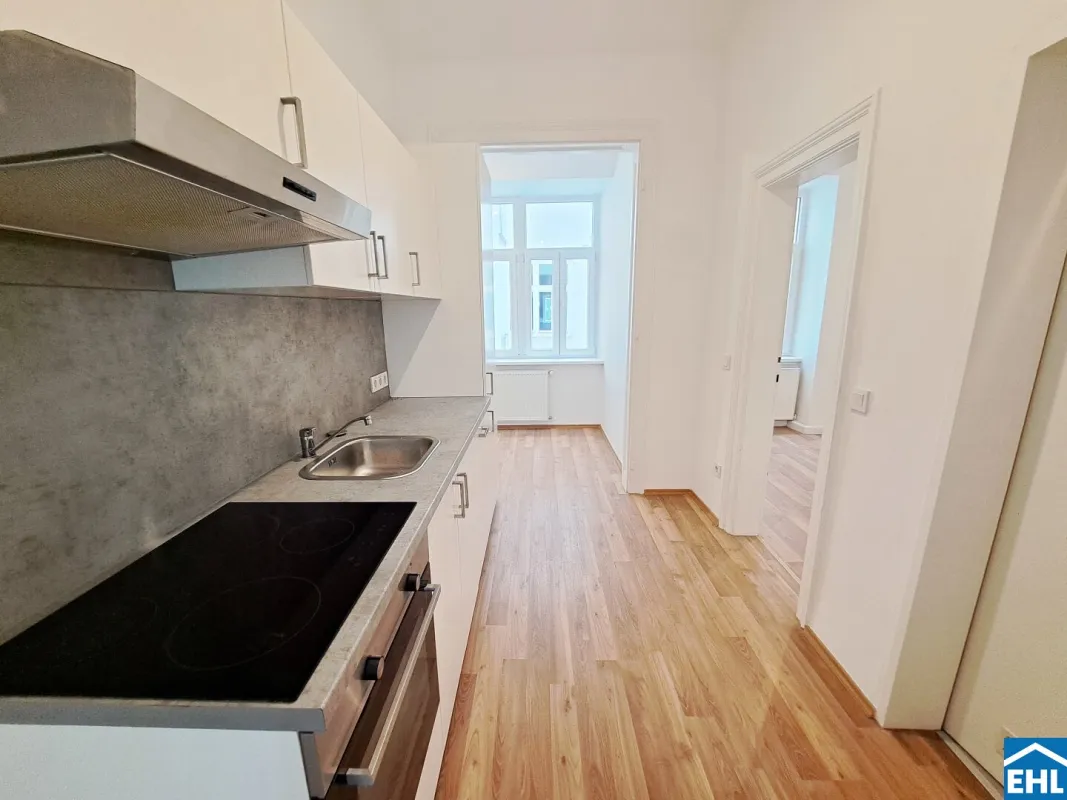 Stilvoller Altbau Nähe U3: Hofseitige 2 Zimmerwohnung - Bild 1
