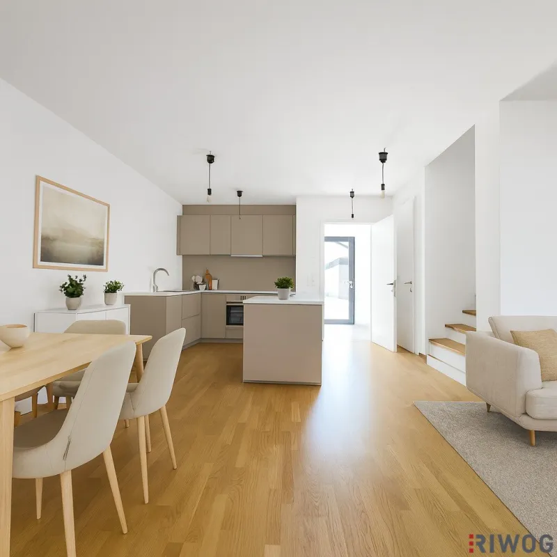 Fertiggestellt & bezugsbereit | 5-Zimmer Neubau-Reihenhaus mit ca. 50m² Eigengarten | Hofruhelage | Luftwärmepumpe - Bild 1