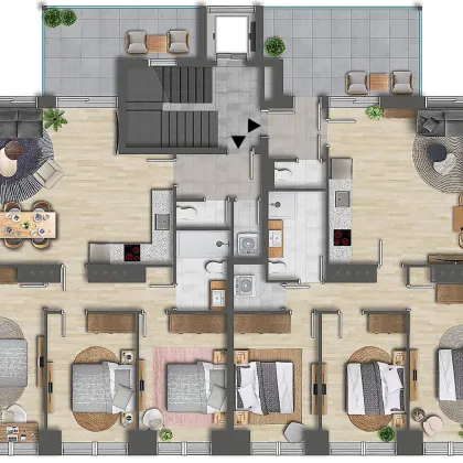 NEU! ++ SIEBENBRUNNENPLATZ ++ ERSTBEZUG ++ EXKLUSIVE 3–4 ZIMMER-WOHNUNGEN + BALKON/TERRASSE ++ KLIMAANLAGE ++ TOP-AUSSTATTUNG ++ 1150 WIEN ++ - Bild 2