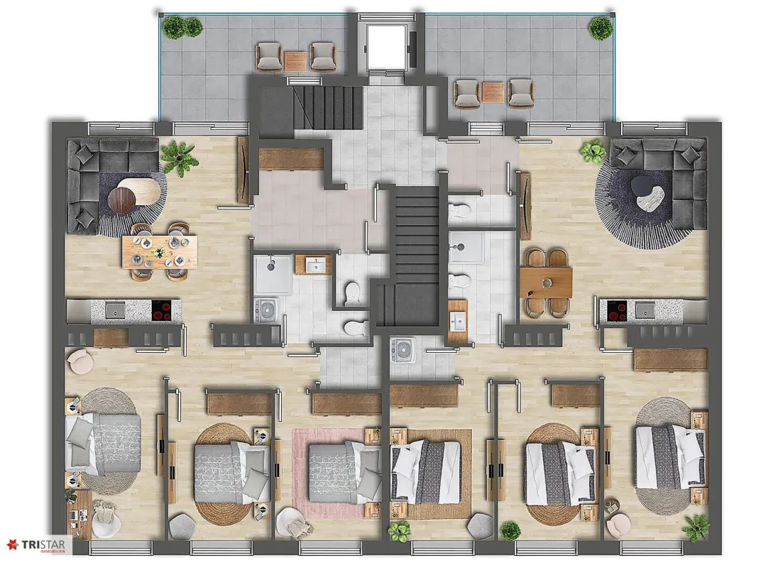 NEU! ++ SIEBENBRUNNENPLATZ ++ ERSTBEZUG ++ EXKLUSIVE 3–4 ZIMMER-WOHNUNGEN + BALKON/TERRASSE ++ KLIMAANLAGE ++ TOP-AUSSTATTUNG ++ 1150 WIEN ++ - Bild 1