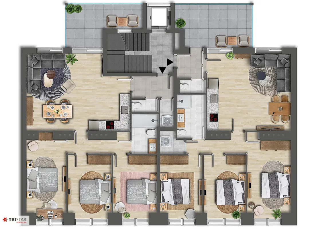 NEU! ++ SIEBENBRUNNENPLATZ ++ ERSTBEZUG ++ EXKLUSIVE 3–4 ZIMMER-WOHNUNGEN + BALKON/TERRASSE ++ KLIMAANLAGE ++ TOP-AUSSTATTUNG ++ 1150 WIEN ++ - Bild 1