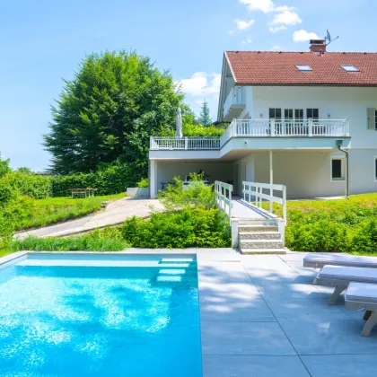 700 qm Strandbereich -  SEEBLICKVILLA mit Outdoorpool  in idyllischer Waldrandlage am WÖRTHERSEE - Bild 2
