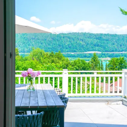 700 qm Strandbereich -  SEEBLICKVILLA mit Outdoorpool  in idyllischer Waldrandlage am WÖRTHERSEE - Bild 3