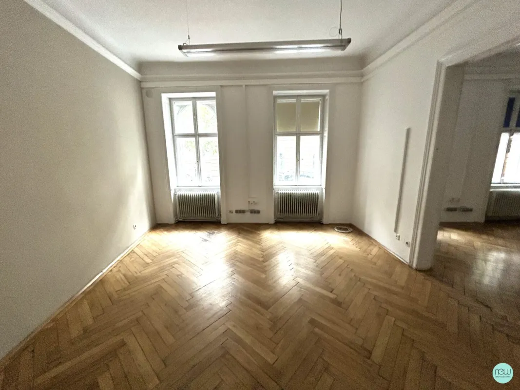 ROCHUSMARKTNÄHE / 188 m²  Altbaubüro / 8 Räume / 2 Eingänge / zwischen Stadt und Prater - Bild 1
