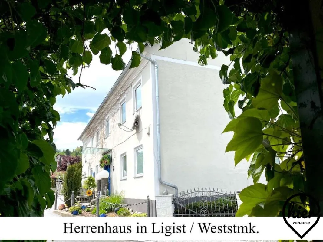 * Top-Lage Ligist: Traumhaftes Herrenhaus mit dzt. 4 Wohneinheiten und weiteren Grundstücken ca. 5% Rendite * - Bild 1