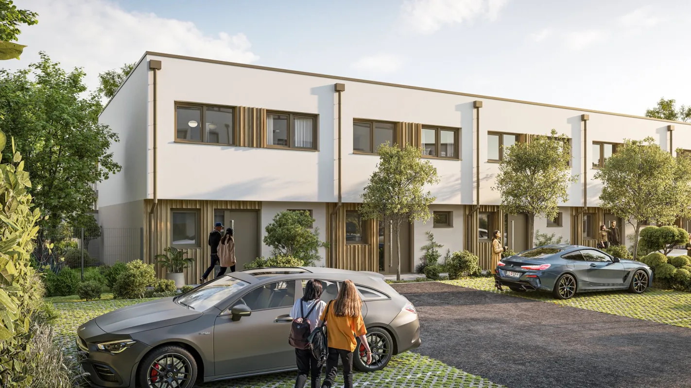 Attraktives Reihenhaus in ruhiger Lage in Eisenstadt – Fertigstellung ab 2026 - Bild 1