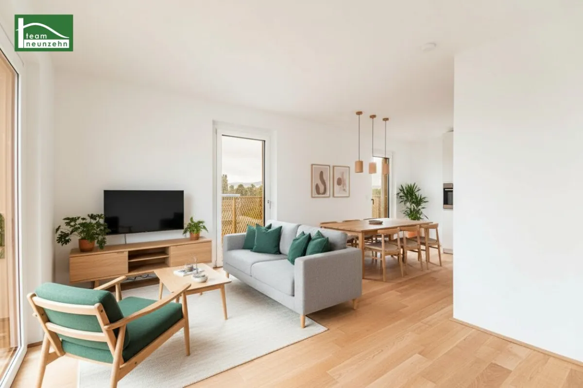 „Hirschfeld – Naturnah wohnen“ – Niedrig-Energie-Standard-Neubau in begehrter Grün-Ruhelage - Bild 1